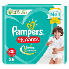 Pampers Baby Dry Pants Diaper (XXL) - Pack of 28